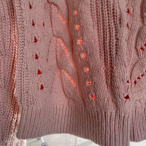 Lucky Women's Pink Long Sleeves Crew Neck Sweater US Size - Extra Small - Picture 13 of 16